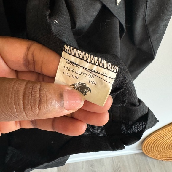 Versace jeans couture cotton black buttoned down shirt… - Picture 5 of 9